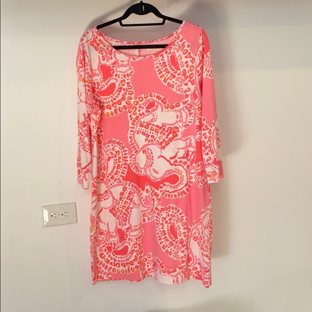 Lilly Pulitzer Mini Midi XL shift dress 101